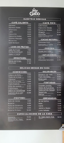 Mr. Gabo Café - Gastronomía y hostelería