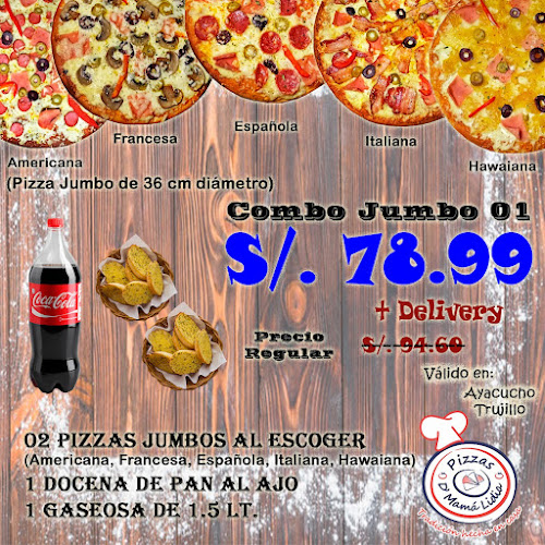 Comentarii opinii despre Pizzas D' Mamá Lidia