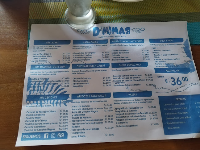Dmimar Barra Cevichera Criolla. - Gastronomía y hostelería