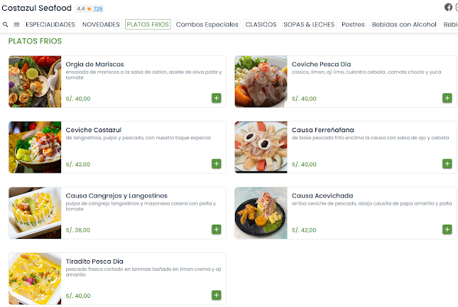 Costazul Seafood - Miraflores