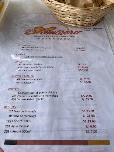 El Sombrero Hotel Restaurant Turístico