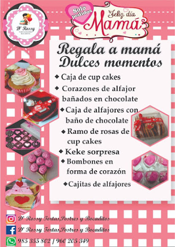 D´Rossy Tortas, Bocaditos y Decoraciones