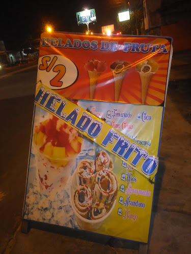 Helado frito "Quiñones"