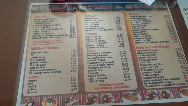 El Padrino Restaurante Tradicional Huancaino - Huancayo