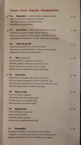 Opinii despre Sonccollay Pre Inka Cuisine în Cercado de Arequipa - Gastronomía y hostelería