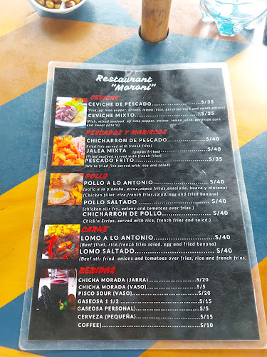 Restaurant maroni,huacachina,ica