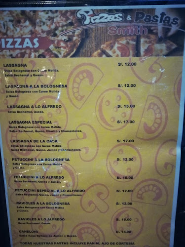 Pizzas & Pastas Smith