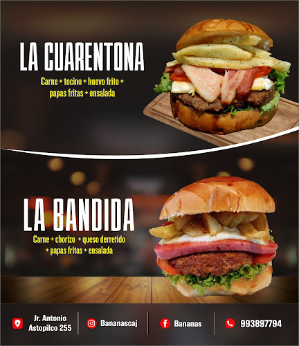 Hamburguesería BANANAS