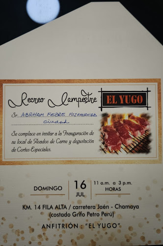 Opinii despre Recreo Campestre y Asados de carnes "El Yugo". în Jaén - Gastronomía y hostelería