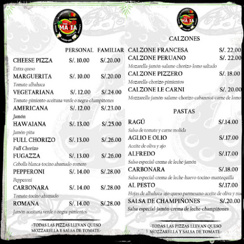 Pizzeria The Mafia - Cajamarca