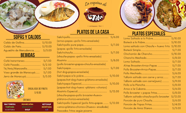 Opinii despre Restaurante LA Esquina De La Tita în Lambayeque - Gastronomía y hostelería