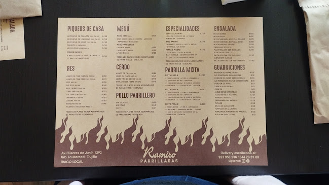 PARRILLADAS RAMIRO - Gastronomía y hostelería