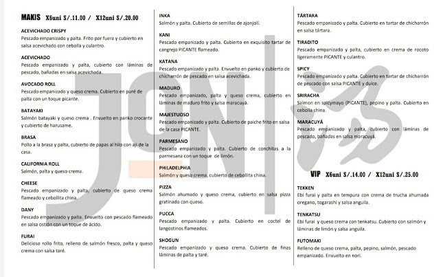 Jon Restaurante Sushi Pucallpa