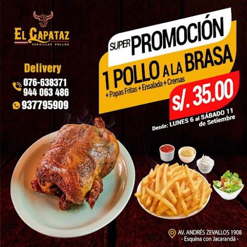 Opinii despre Polleria El capataz în Cajamarca - Gastronomía y hostelería