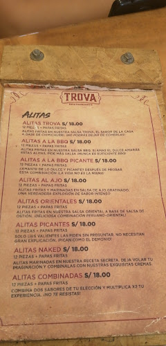 Opinii despre Trova Restaurante în Víctor Larco Herrera - Gastronomía y hostelería