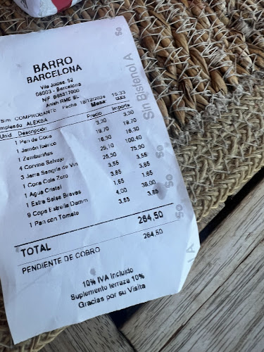 Barro Barcelona - Gastronomía y hostelería