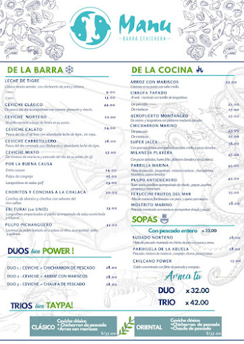 Opinii despre Manu - Barra Cevicheria în Ayacucho - Gastronomía y hostelería