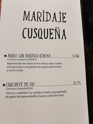 Opinii despre Qincha Bar Resto Arte în Barranco - Gastronomía y hostelería