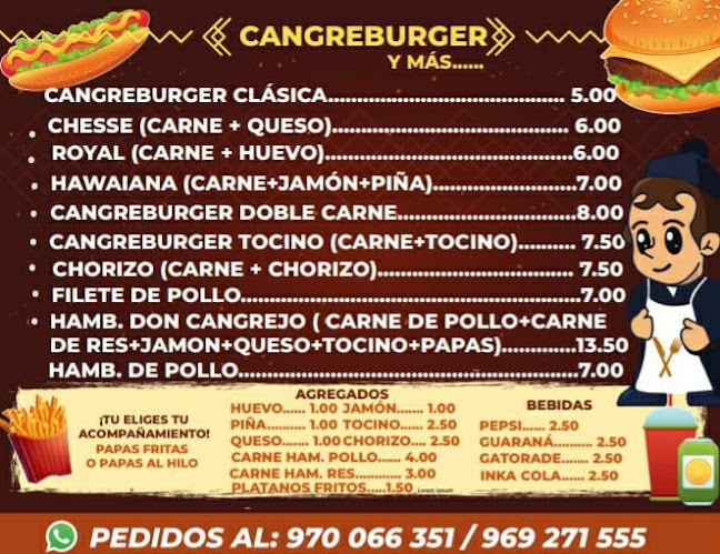 Opinii despre Cangreburger y mas în Piura - Gastronomía y hostelería