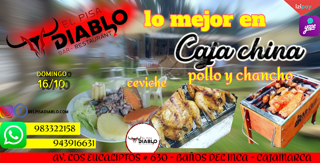 Opinii despre El pisa diablo în Baños del Inca - Gastronomía y hostelería