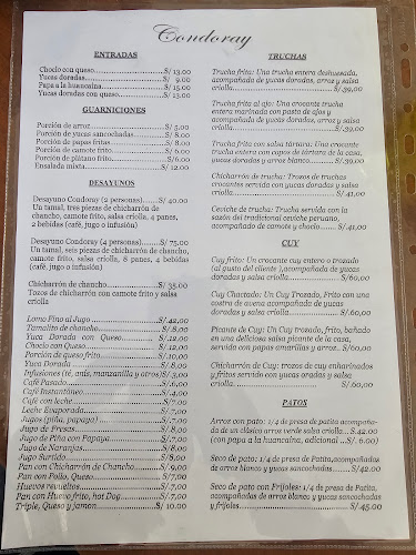 Restaurante Hospedaje Condoray