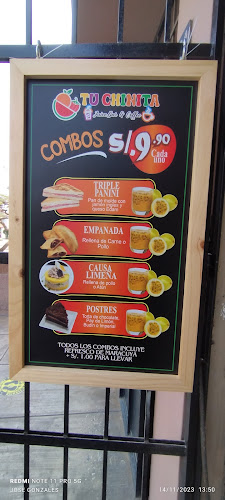 FUENTE DE SODA JUGUERIA "TU CHINITA"