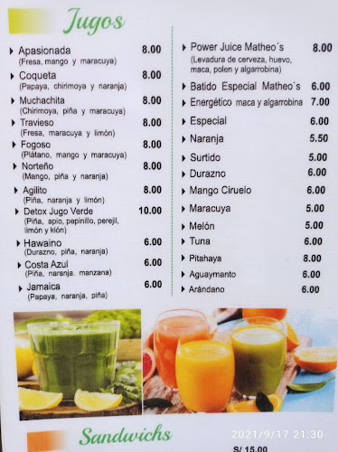 Opinii despre Matheo's în Piura - Gastronomía y hostelería