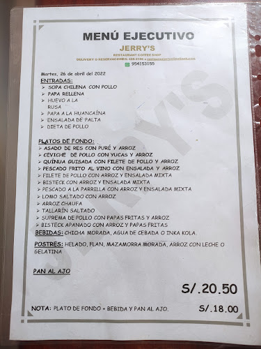 Opinii despre Jerry’s în Lima - Gastronomía y hostelería