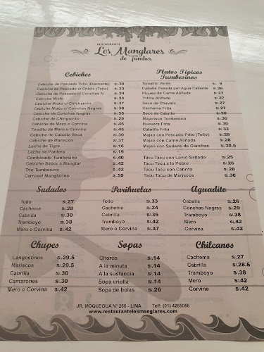 Restaurante Los Manglares De Tumbes - Lima