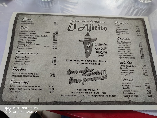 Comentarii opinii despre Restaurant Cevichería El Ajicito