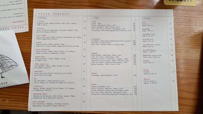 Opinii despre Felix Brasserie în San Isidro - Gastronomía y hostelería