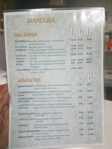 Manduka Salchipapas y Hamburguesas - Gastronomía y hostelería