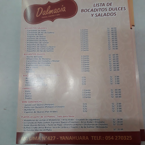 Dalmacia - Yanahuara