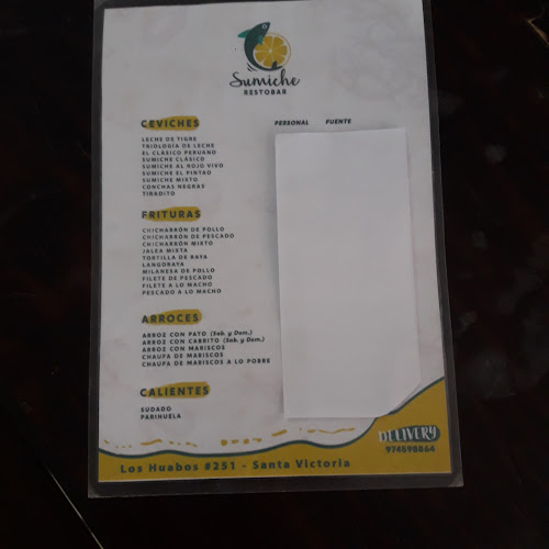 Sumiche Restobar - Gastronomía y hostelería